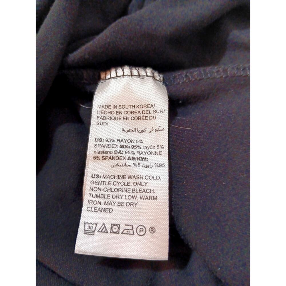 CHICO'S 2 Lot of 2 Soft Knit Tops Large Pullover Comfort Black Blue Casual Basic - Picture 8 of 11